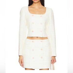 ASTR Women's Elegant Cream Blazer